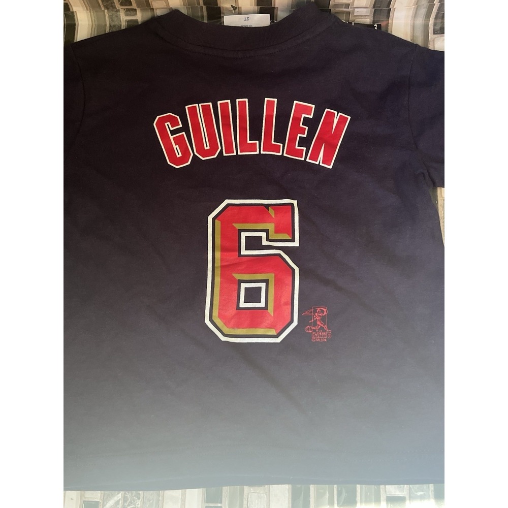 NWT MLB Majestics Washington Nationals Kids Jersey Shirt Guillen #6 2T‎